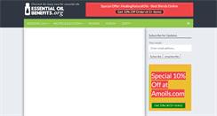 Desktop Screenshot of essentialoilbenefits.org